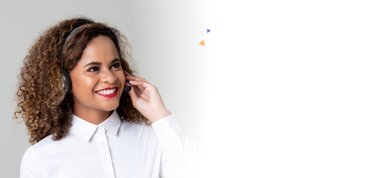 Professional answering agent with headset